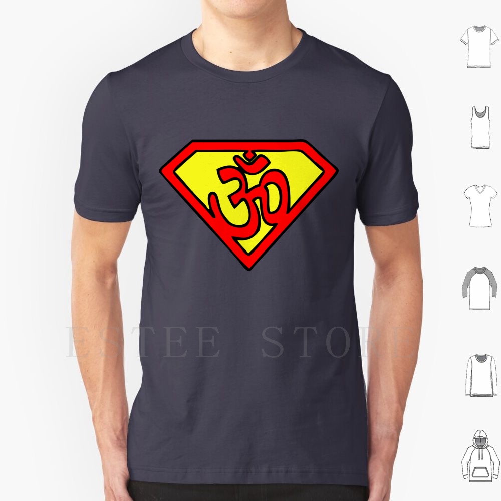 Zen Yoga Fitness - Super Om symbole t-shirt imprimé coton