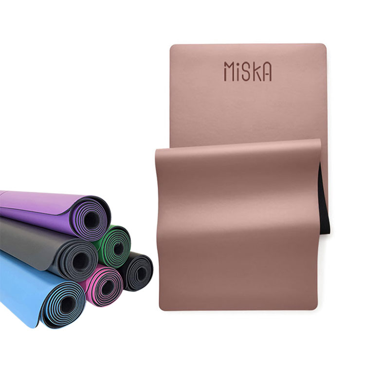 Yoga Fitness Logo - Tapis de Yoga logo personnalisé écologique