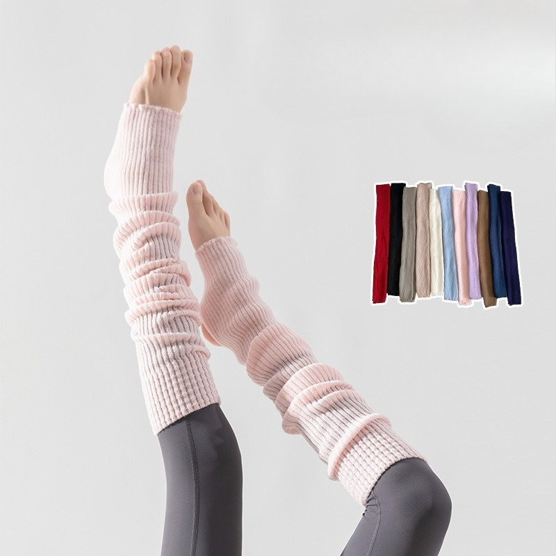 Yoga Fitness Yoga Chaud - Couleur unie femmes jambières hiver chaud