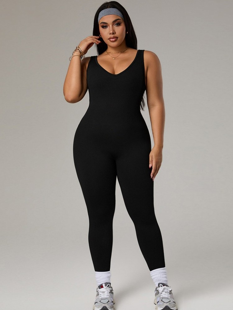 Yoga Fitness Women - Combinaison de sport grande taille pour