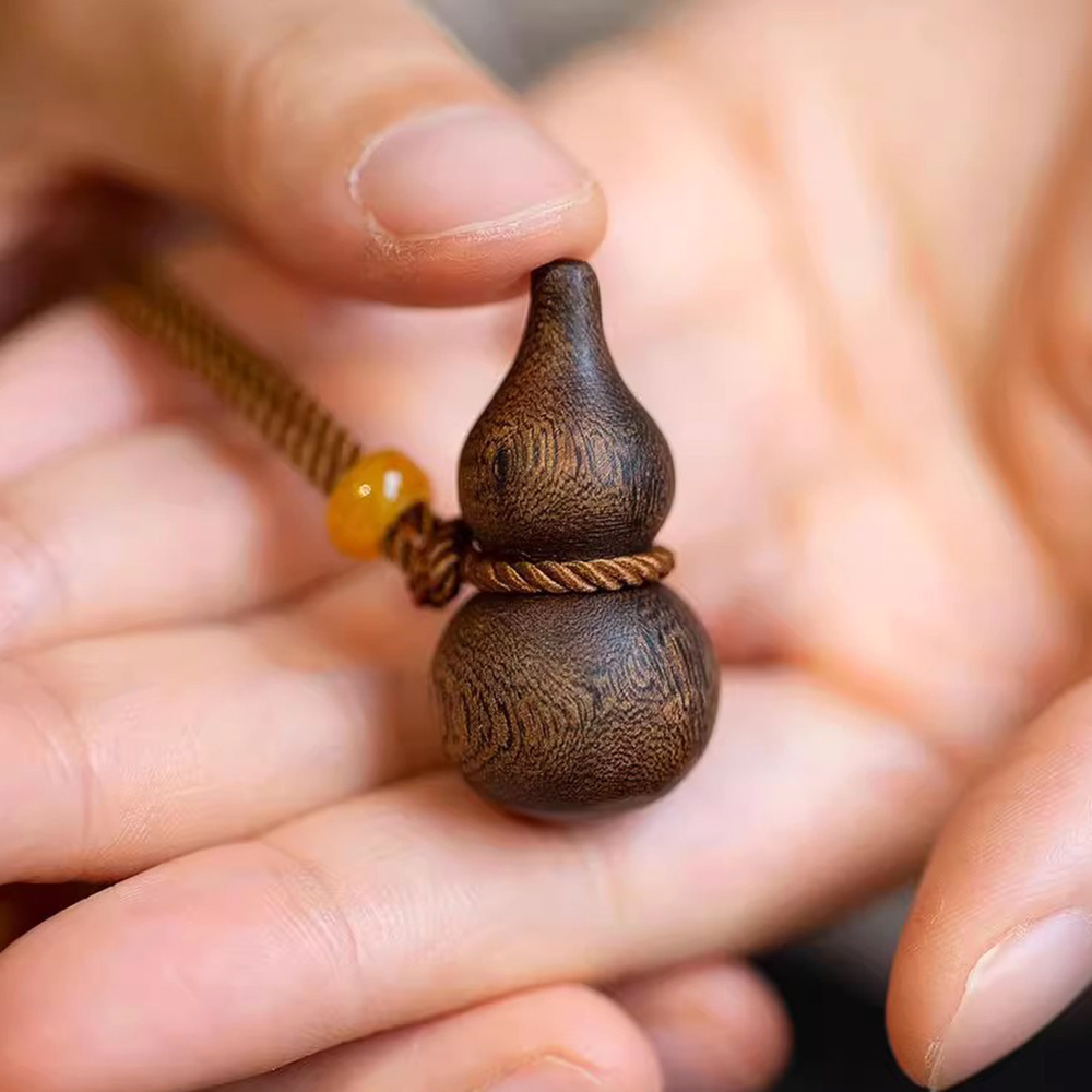 Zen Yoga Fitness - Collier de gourde en bois de