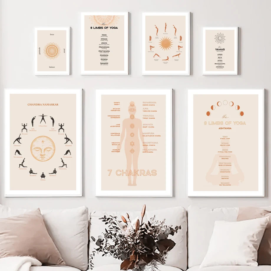 Zen Yoga Fitness - Affiches et College nordiques pour salon,
