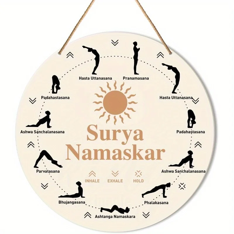 Zen Yoga Fitness - Décoration murale pour salle de yoga,