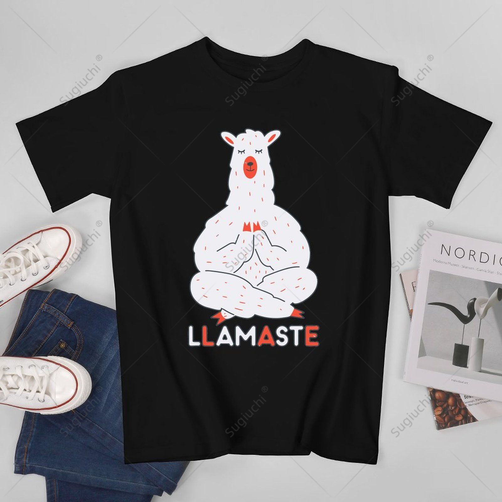 Zen Yoga Fitness - T-shirt unisexe pour hommes et femmes,