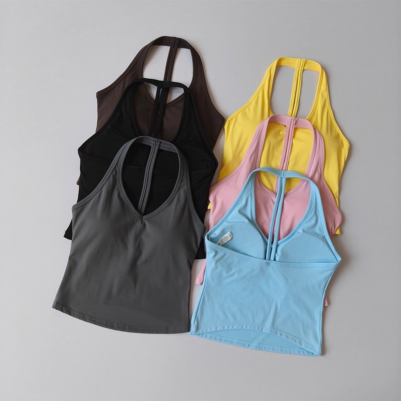 Yoga Fitness Yoga Chaud - Soutien-gorge de sport pour femmes, col
