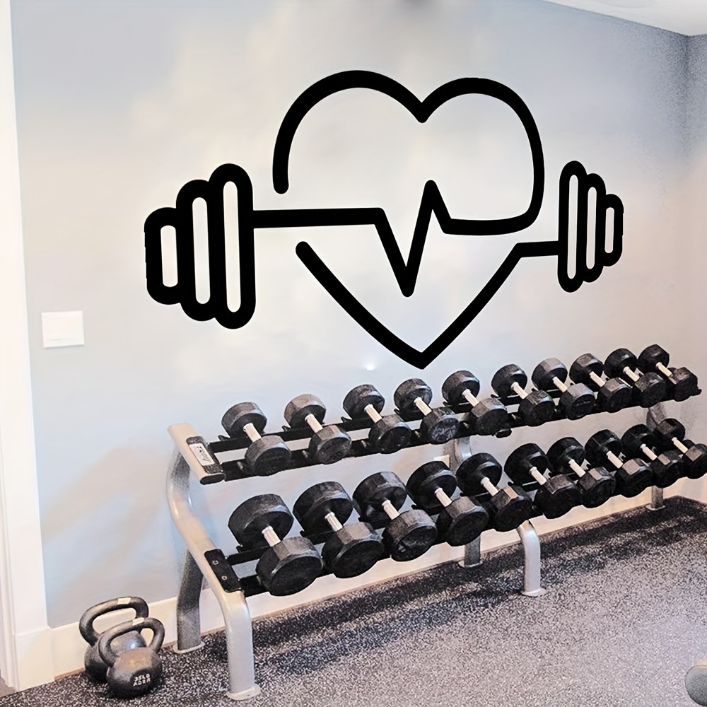 Yoga Fitness Health - Grand autocollant mural en forme de