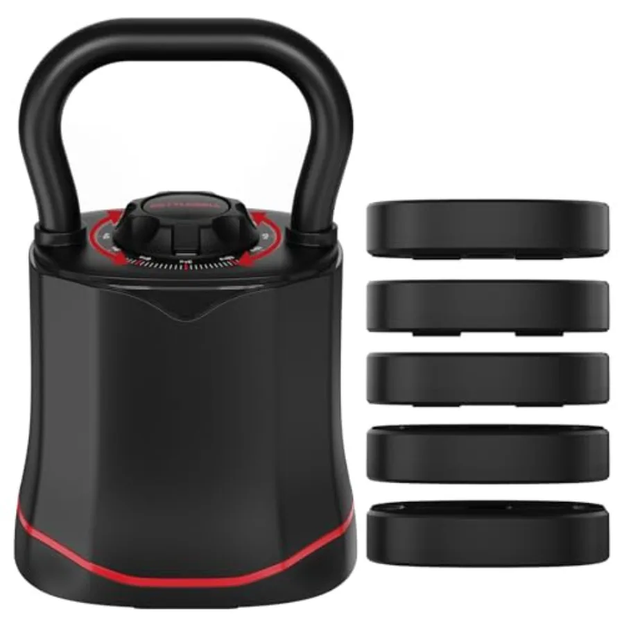 Kettlebell - Kettlebell réglable 6-en-1 pour la maison,