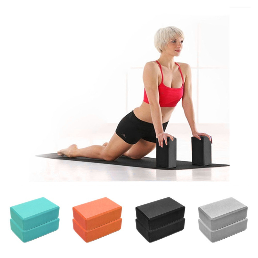 Yoga Fitness Health - Bloc de Yoga EVA coloré, brique