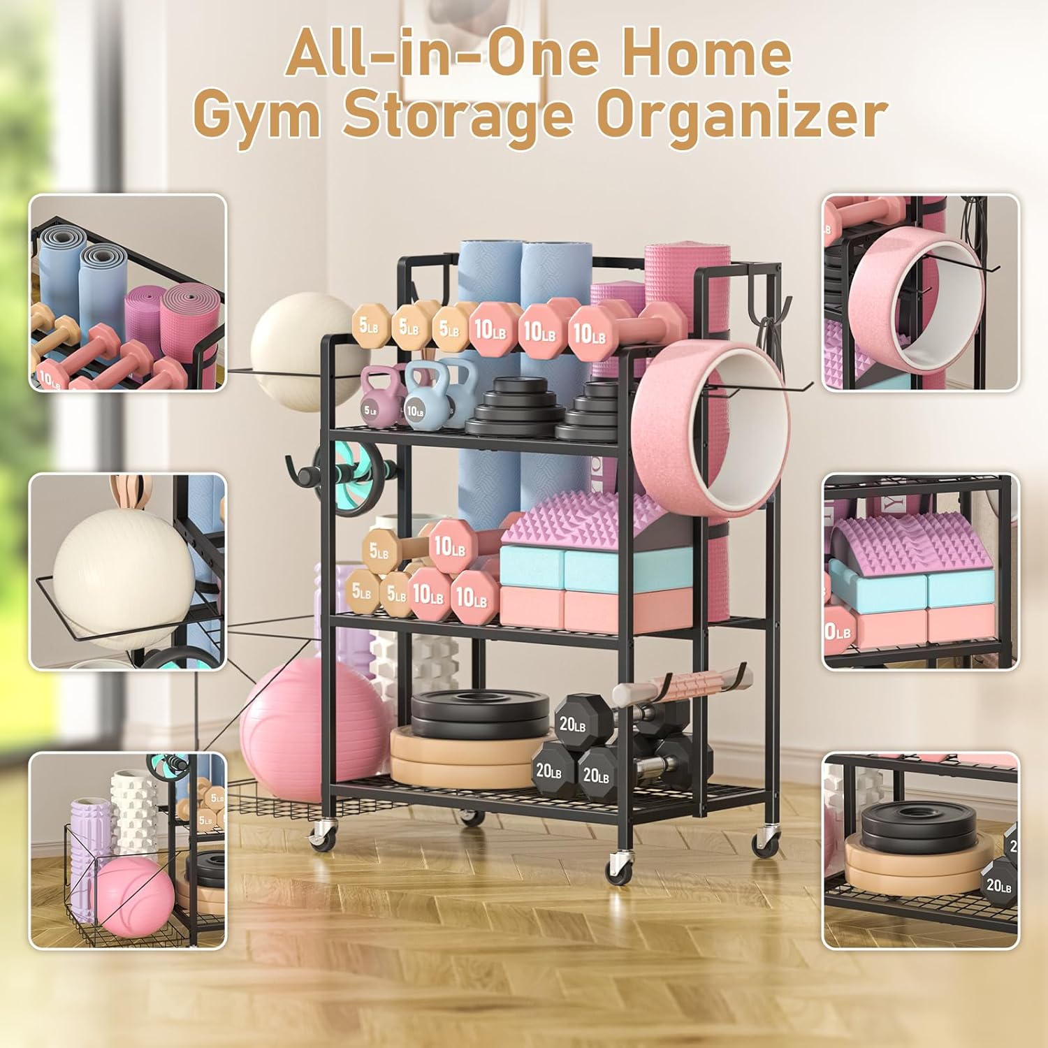 Rangement pour salle de sport  - Kettlebell avis et prix