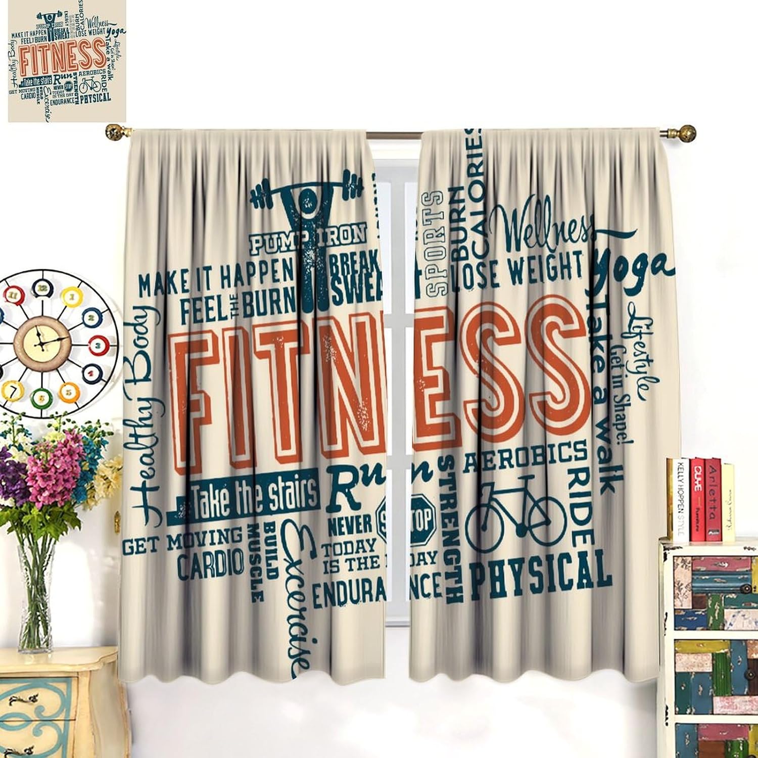 Grande bannière murale de moti - Yoga Fitness Hotel avis et prix