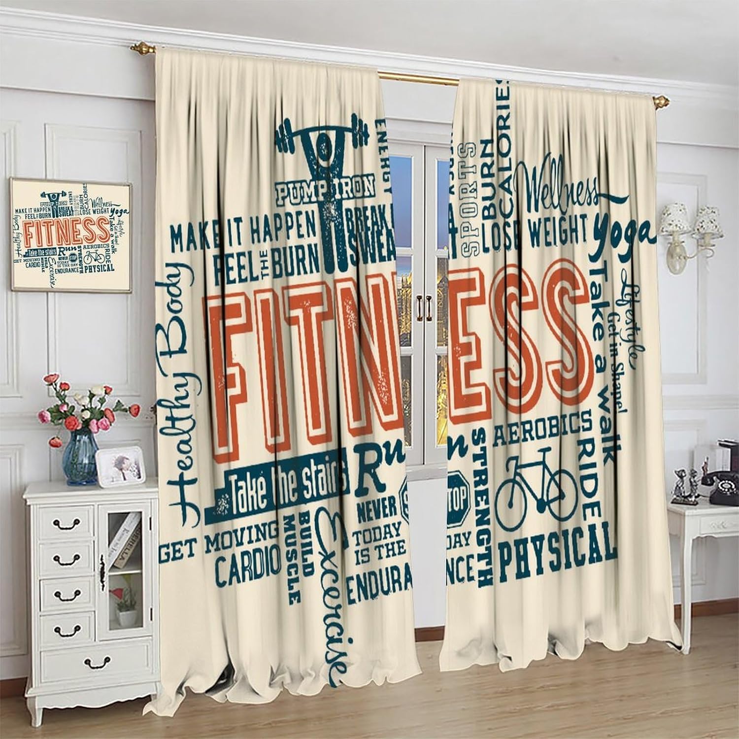Grande bannière murale de moti - Yoga Fitness Hotel avis et prix