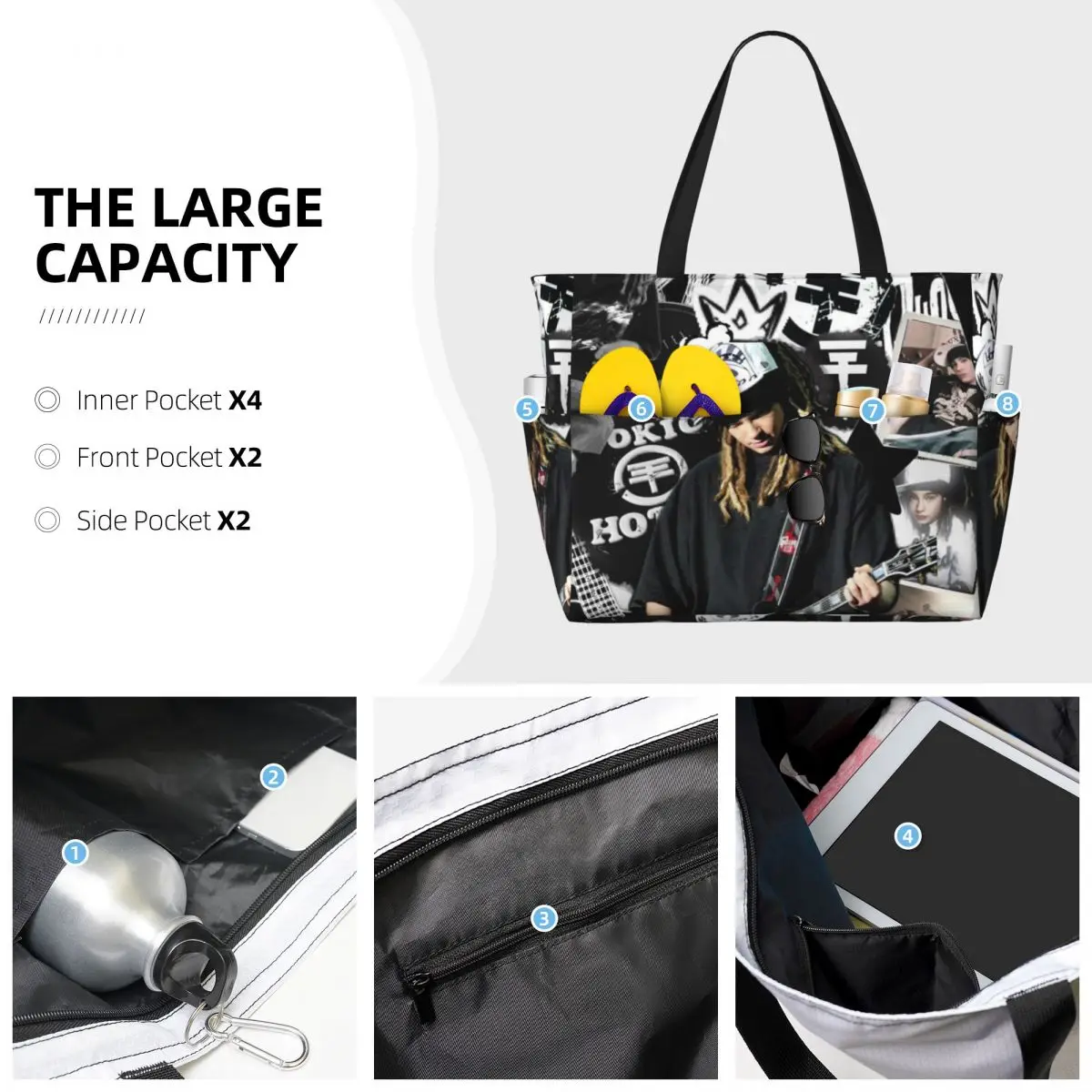 Sac de plage Tokio Hotel Tom K - Yoga Fitness Hotel avis et prix