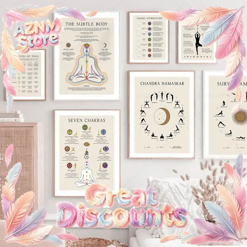Peinture sur toile 2D, Yoga, S - Zen Yoga Fitness avis et prix