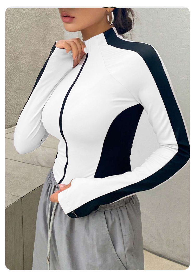 Veste de yoga à col montant po - Yoga Fitness Women avis et prix