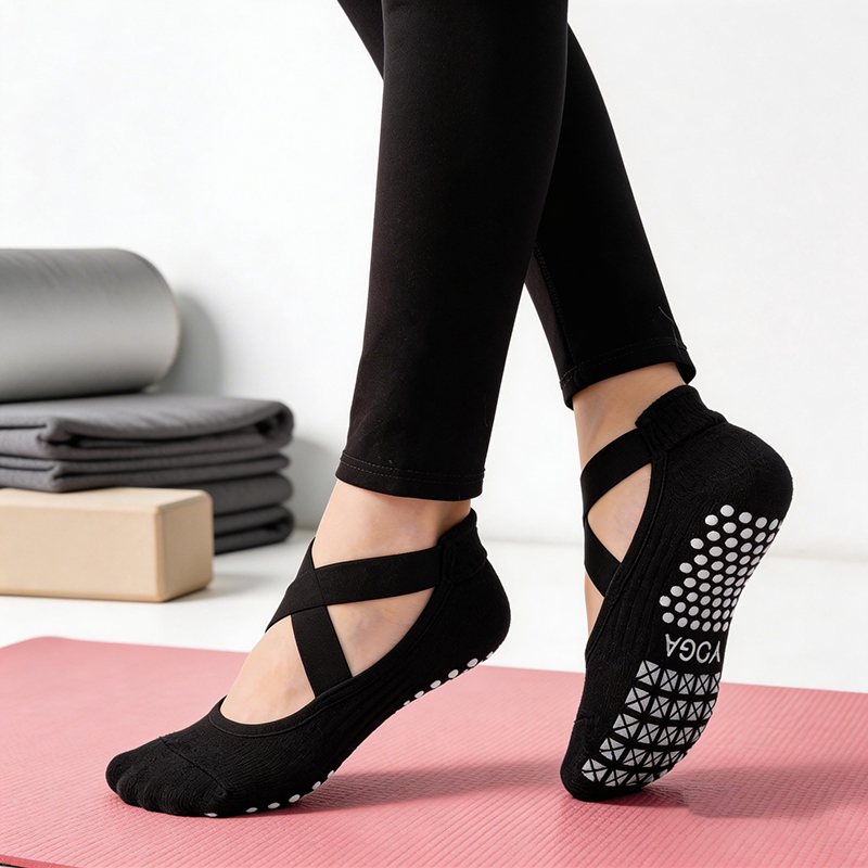 Chaussettes de yoga antidérapa - Yoga Fitness Women avis et prix