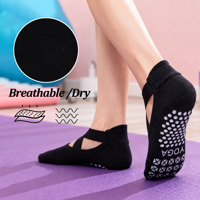 Chaussettes de yoga antidérapa - Yoga Fitness Women avis et prix