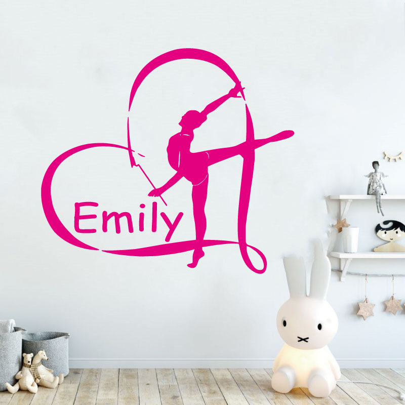 Autocollant mural en vinyle av - Yoga Fitness Name avis et prix