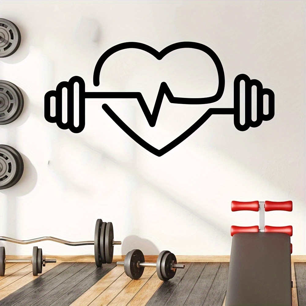 Grand autocollant mural en for - Yoga Fitness Health avis et prix