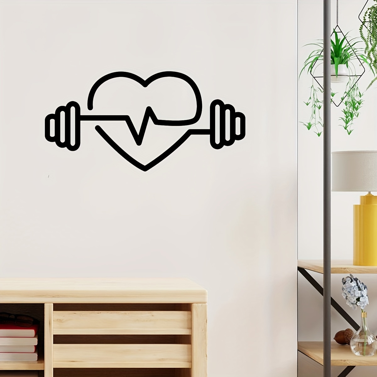 Grand autocollant mural en for - Yoga Fitness Health avis et prix
