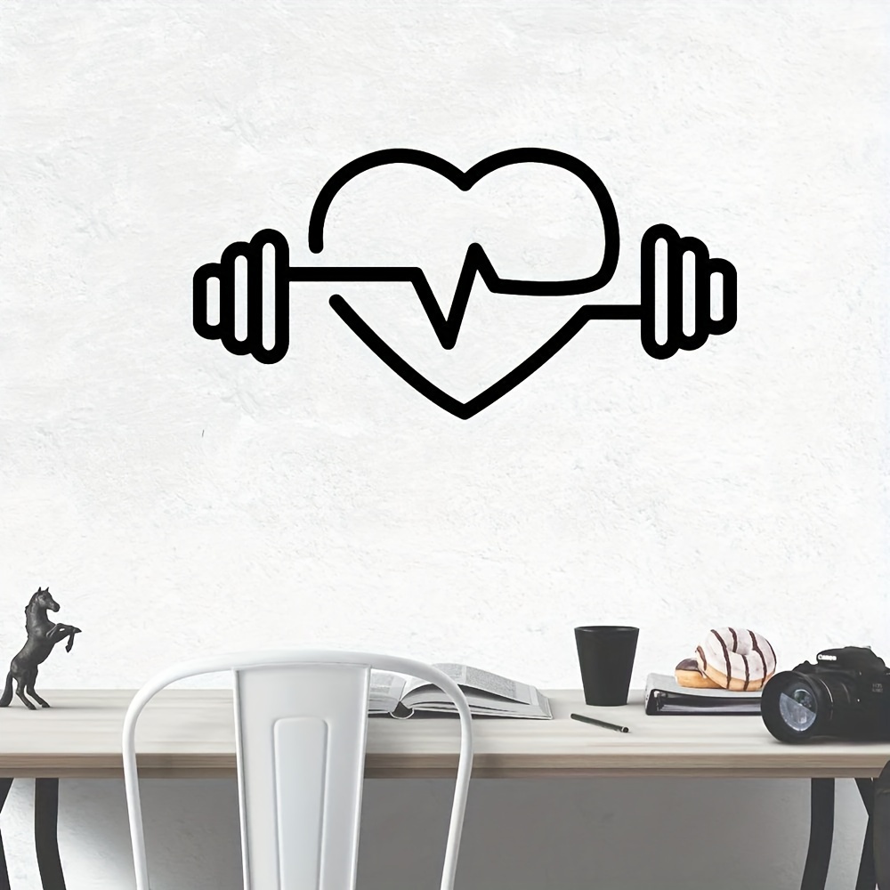 Grand autocollant mural en for - Yoga Fitness Health avis et prix