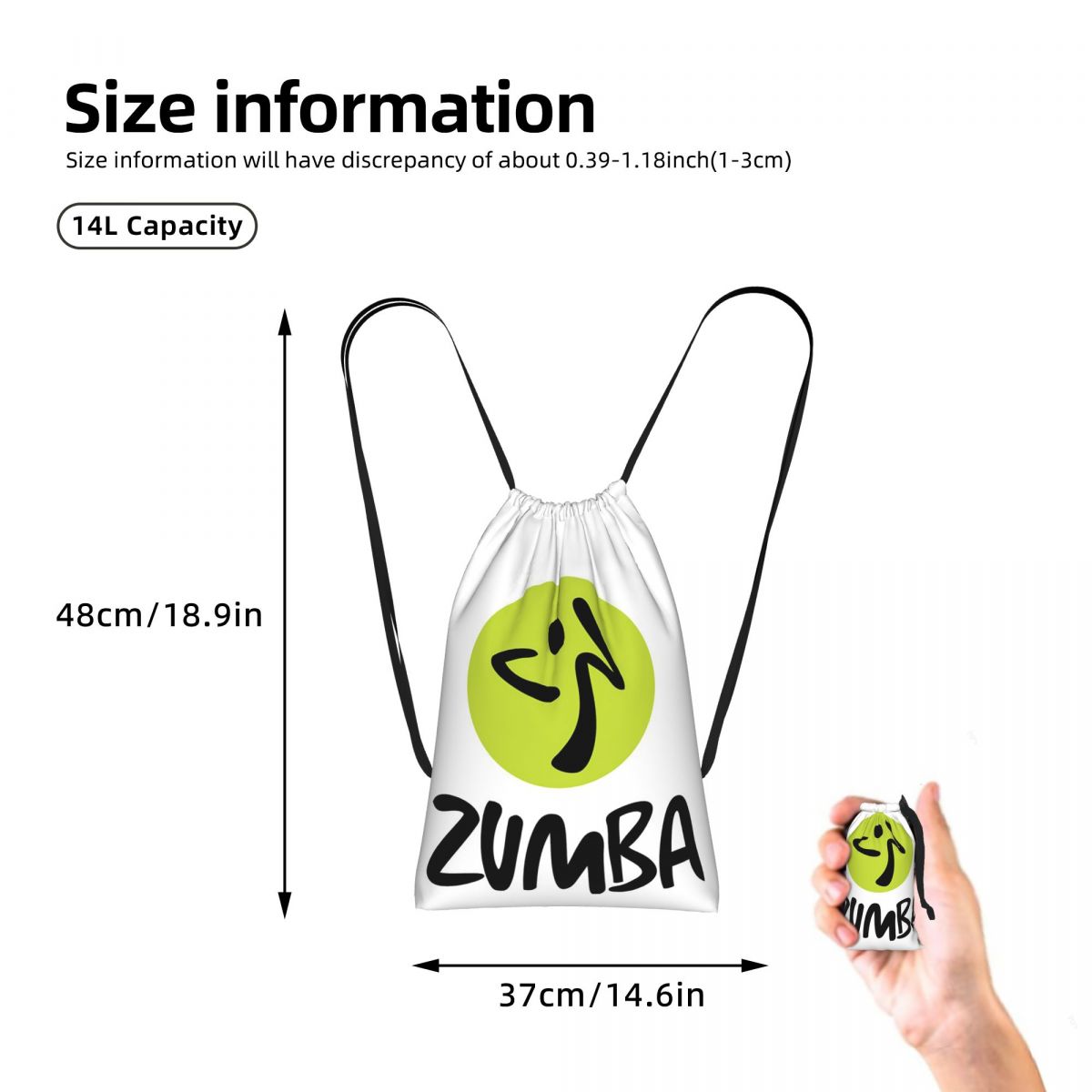 Sac à dos à cordon de serrage  - Zumba & Yoga Fitness By Anushree Pune Reviews avis et prix