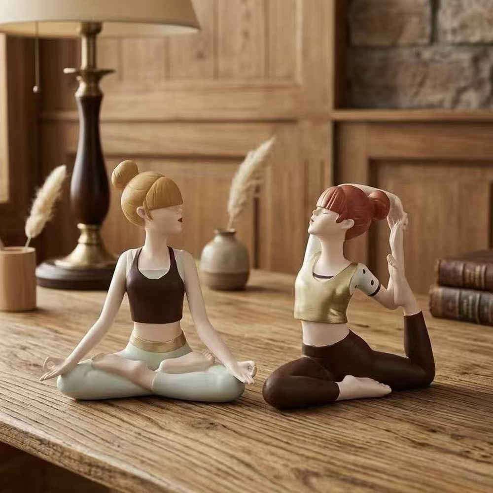 Statue de femme faisant du yog - Zen Yoga Fitness avis et prix